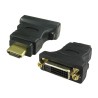 RS PRO Video Female DVI-D Straight HDMI AV Adapter 50.4mm Length PVC Housing Gold Flash Plated Contacts 182-8558