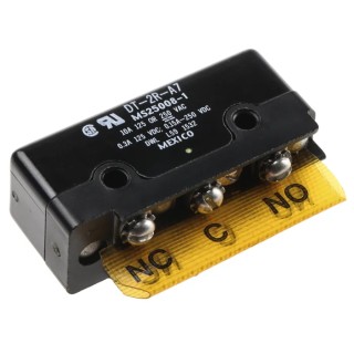 Honeywell Pin Plunger Micro Switch, Screw Terminal, 10A Contact Current, 250 V ac, DPDT DT-2R-A7