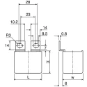 TDK Film Capacitor 470 nF, 800V AC, Tab Mount, Plastic Case, Epoxy Resin, B32656S2474J561