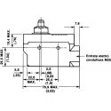 Honeywell Technologies BZE7 Series Roller Lever Limit Switch, SPDT, IP50/IP65, Die Cast Aluminium Housing, 480V AC, 15A 