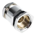 Lapp SKINDICHT Series 25 Cable Gland, Nickel-Plated Brass, PG16 Thread Size, 10.8–12.8 mm Cable Diameter 52003530+52005120