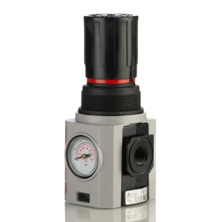 Norgren Pneumatic Regulator Excelon Plus Series, G 3/8 Outlet Size, 0.3 to 10 Bar Operating Pressure, Maximum R84G-3GK-RMG