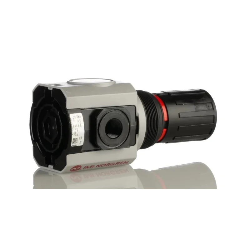 Norgren Pneumatic Regulator Excelon Plus Series, G 3/8 Outlet Size, 0.3 to 10 Bar Operating Pressure, Maximum R84G-3GK-RMG