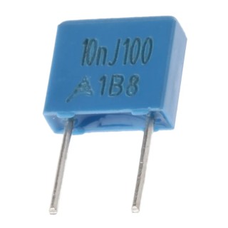 TDK Film Capacitor 10 nF 63V AC 100 V DC Through Hole 2-Pin B32529C1103J000