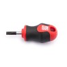 RS PRO Stubby Screwdriver 25 mm Blade, 85 mm Overall Length, Insulated Ergonomic Grip 182-9683