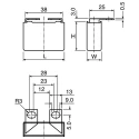 TDK Film Capacitor 470nF 500V AC 1.25kV DC Tab Mount B32656S7474J564