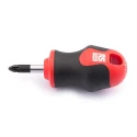 RS PRO Stubby Screwdriver PZ1 Tip 25 mm Blade 85 mm Overall with Soft Grip Handle 182-9708