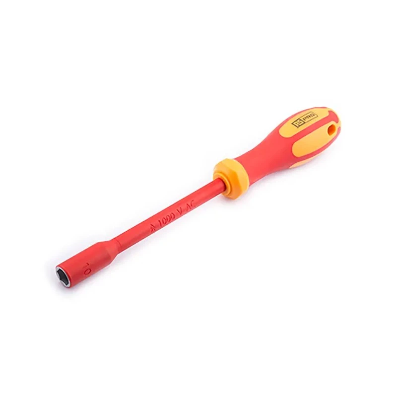 RS PRO Hexagon Nut Driver 10 mm Tip VDE/1000V Approved, 125 mm Blade, 235 mm Overall 182-9770