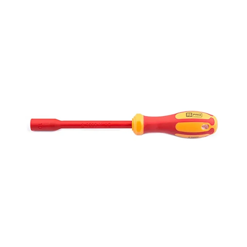 RS PRO Hexagon Nut Driver with 13 mm Tip, 125 mm Blade, 245 mm Overall Length, VDE/1000V Approved 182-9771