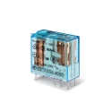 Finder Power Relay DPDT PCB Mount 6V DC Coil Voltage 10A Switching Current Silver Alloy Contacts 40.62.7.006.4000