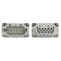 Phoenix Contact HC Series Heavy Duty Power Connector Kit, 10-Contact, Die-Cast Aluminium, Push-In Connection, AWG 1416346