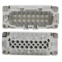 Phoenix Contact HC Series Heavy Duty Power Connector Kit, 16-Contact, Die-Cast Aluminium, Push-in Connection, 1416348