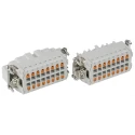 Phoenix Contact HC Series Heavy Duty Power Connector Kit, 16-Contact, Die-Cast Aluminium, Push-in Connection, 1416348