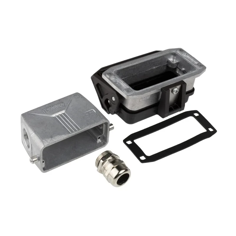 Phoenix Contact HC Series Heavy Duty Power Connector Kit 16-Contact 16A 500V with Die-Cast Aluminium Housing 1416356