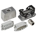Phoenix Contact HC Series Heavy Duty Power Connector Kit 16-Contact Die-Cast Aluminium Push-In Connection 1416349