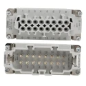 Phoenix Contact HC Series Heavy Duty Power Connector Kit 16-Contact Die-Cast Aluminium Push-In Connection 1416349
