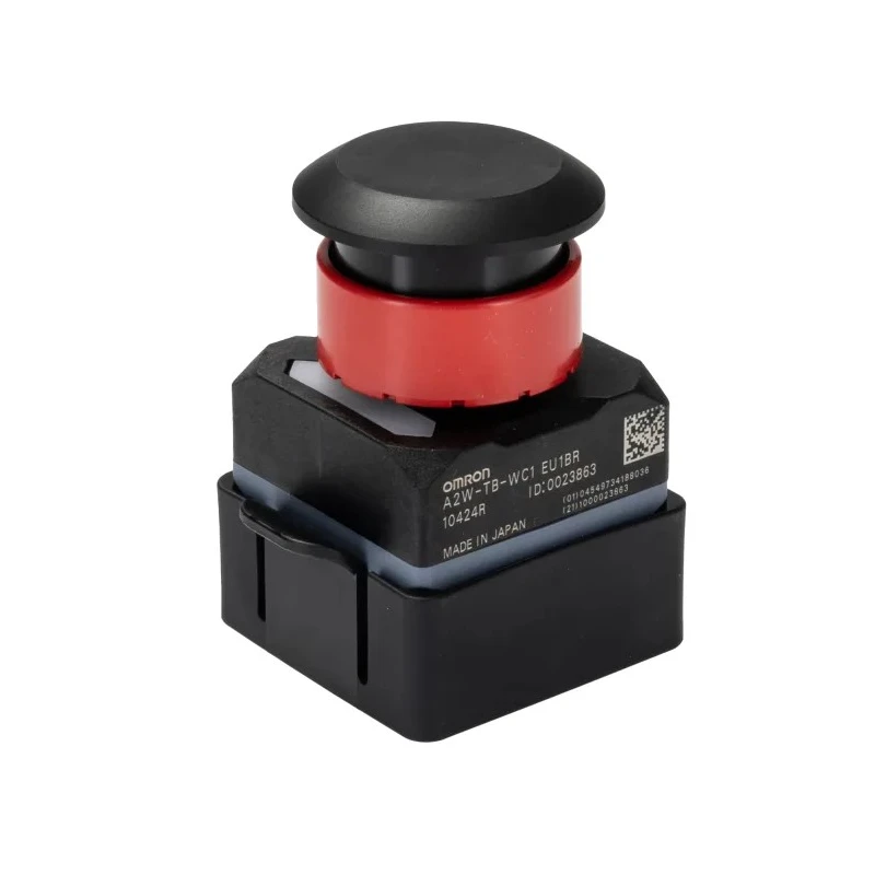 Omron Push Button Complete Unit Momentary Panel 40 mm Cutout Green Red Yellow LED IP65 24 V A2W-TB-WC1 EU1BR