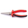 RS PRO Flat Nose Plier with Polished Steel Jaw, 160mm Overall Length, 50mm Jaw Length, DuoTech Soft Grip Handles 182-9970