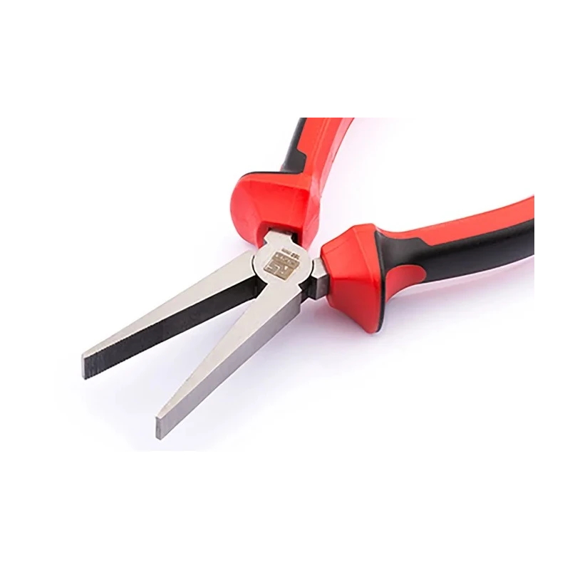RS PRO Flat Nose Plier with Polished Steel Jaw, 160mm Overall Length, 50mm Jaw Length, DuoTech Soft Grip Handles 182-9970