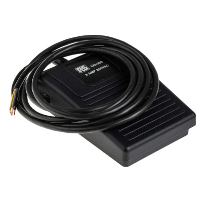 RS PRO Light Industrial Momentary Foot Switch SPCO Thermoplastic 3A Contact Current 250 V AC 335-369