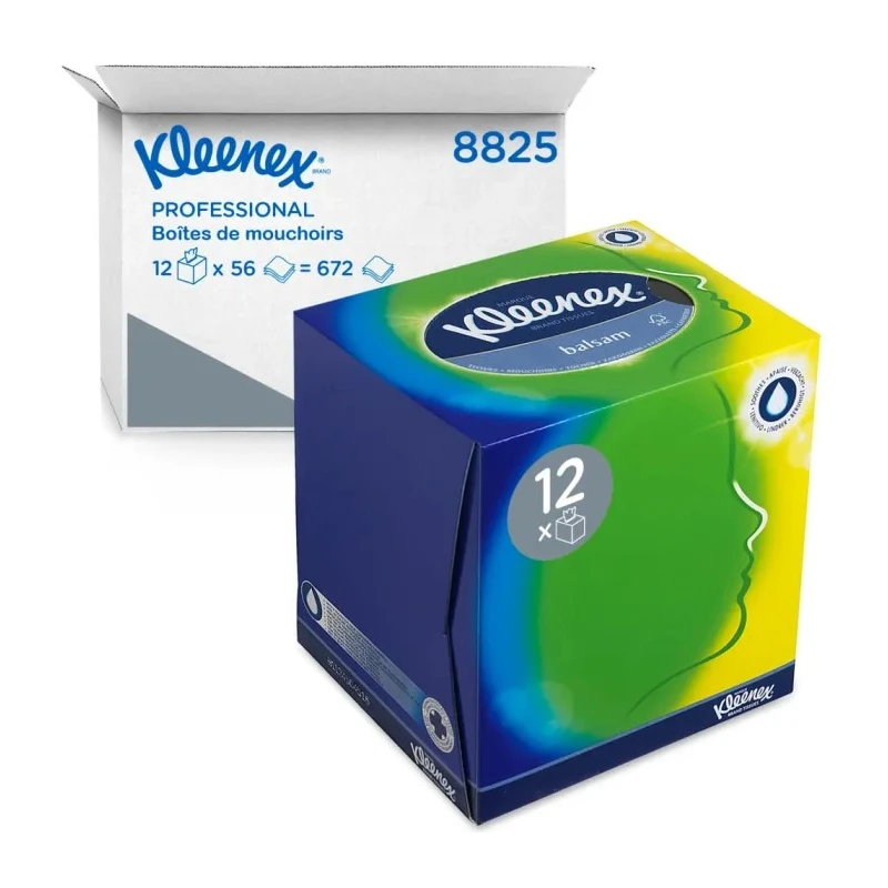 KLEENEX Kleenex® White 3 Ply Facial Tissue Box of 672 8825