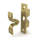Pinet Brass Die Cast Zinc Double Ball Catch, Brass Finish, 49.9mm Length 16A3469