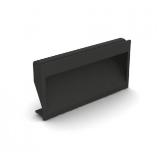 Pinet ABS Flush Carrying Handle Black Clip Fixing 110mm x 110mm x 56mm 19A3688