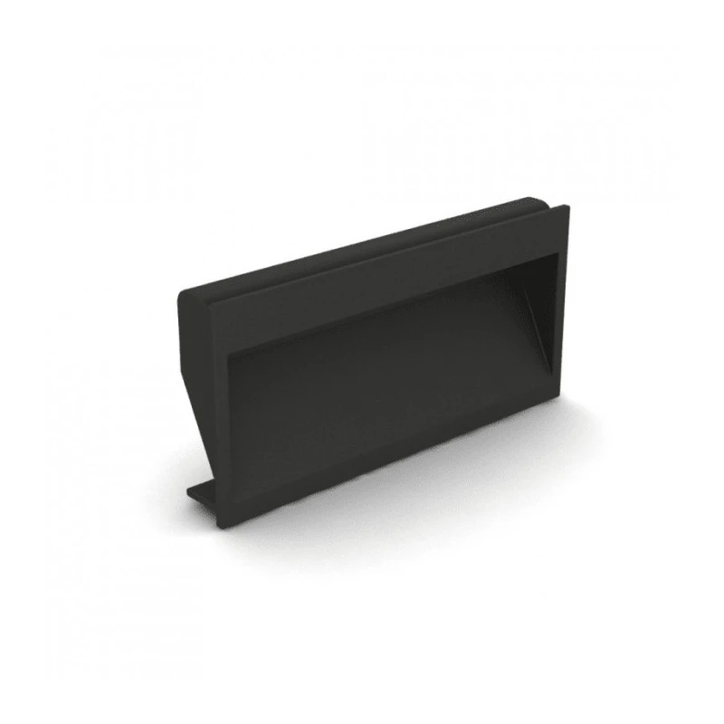 Pinet ABS Flush Carrying Handle Black Clip Fixing 110mm x 110mm x 56mm 19A3688