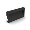 Pinet ABS Flush Carrying Handle Black Clip Fixing 110mm x 110mm x 56mm 19A3688