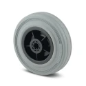 Tente Grey Rubber Trolley Wheel 200mm Diameter 50mm Width 20mm Bore 410kg Load Capacity PIR200X50-20