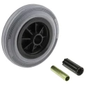 Tente Grey Rubber Trolley Wheel, 160mm Diameter, 40mm Width, 270kg Load Capacity PIR160X40-20