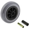 Tente Grey Rubber Trolley Wheel, 160mm Diameter, 40mm Width, 270kg Load Capacity PIR160X40-20