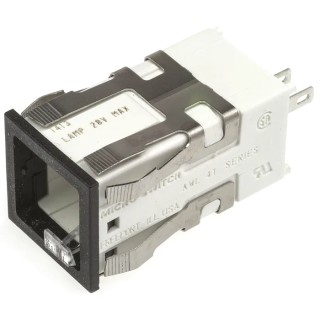 Honeywell Technologies AML Series White Panel Mount Indicator Wedge 28V 2A PCB Terminal AML41CBA2