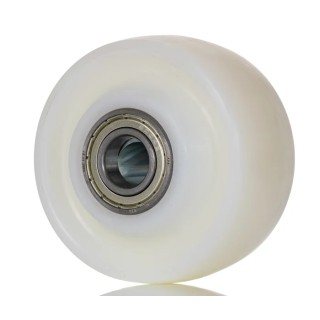 Tente White Polyamide Trolley Wheel 100mm Diameter 50mm Width 1200kg Load Capacity TOP100X50-20