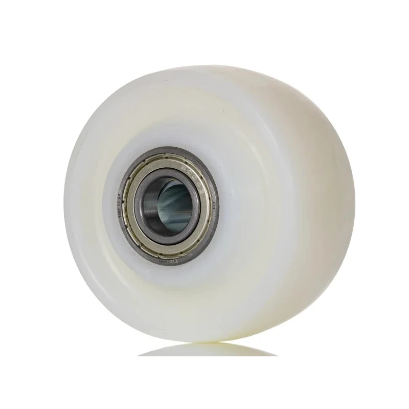 Tente White Polyamide Trolley Wheel 100mm Diameter 50mm Width 1200kg Load Capacity TOP100X50-20