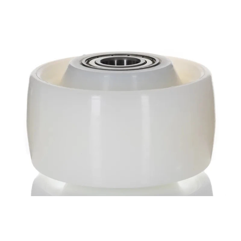 Tente White Polyamide Trolley Wheel 100mm Diameter 50mm Width 1200kg Load Capacity TOP100X50-20
