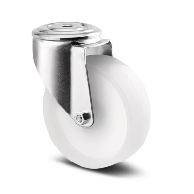 Tente Swivel Castor, 400 kg Load Capacity, 100 mm Polyamide Wheel, Pressed Steel Frame, Model 3470UOR100P30-13