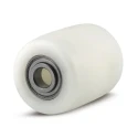 Tente White Polyamide Trolley Wheel 1500 kg Load Capacity 82 mm Diameter 75 mm Width Ball Bearing TOP082X75-20