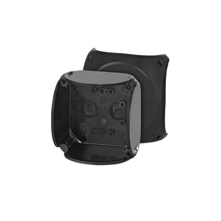 HENSEL KF Series Black Polycarbonate Junction Box IP66 IP67 IEC 60754-2 93x93x62mm KF0200C