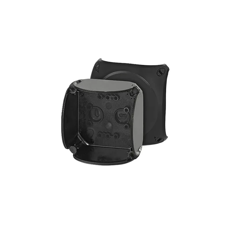 HENSEL KF Series Black Polycarbonate Junction Box IP66 IP67 IEC 60754-2 93x93x62mm KF0200C