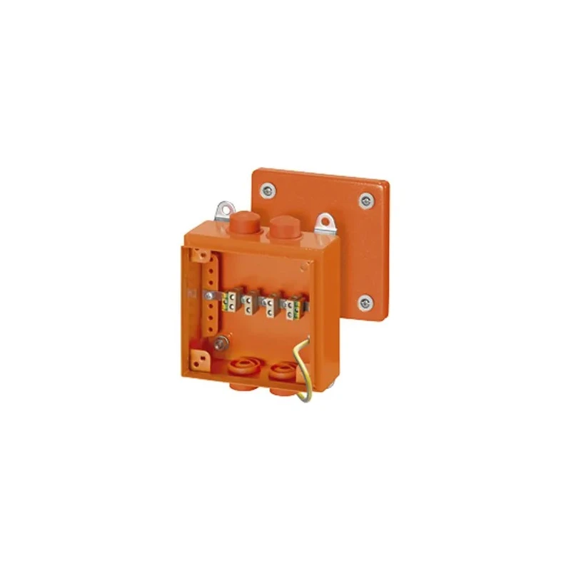 HENSEL Powder Coated Sheet Steel Junction Box IP66, 5 Terminals, 150mm x 89mm x 150mm FK9025