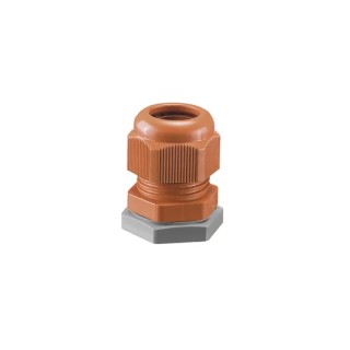 HENSEL AKM Series Orange Polyamide Cable Gland M20 Thread 6.5 mm - 13.5 mm Diameter IP66 AKMF20