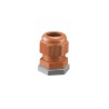 HENSEL AKM Series Orange Polyamide Cable Gland M40 Thread, Sealing Range 19-28 mm, IP66 AKMF40