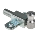 Pinet Steel Zinc Plated Round Door Bolt 35 mm 16A3647