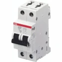 ABB Miniature Circuit Breaker 2-Pole 16A Type C 400V AC 6 kA Breaking Capacity 2CDS242701R0164