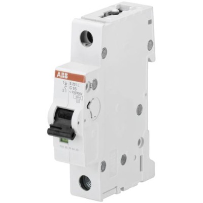 ABB Miniature Circuit Breaker System Pro M Compact 1-Pole, 10A, Type C, 400V AC, 6kA Breaking Capacity 2CDS241701R0104