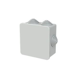 ABB Grey Thermoplastic Junction Box IP44, 80 mm x 80 mm x 40 mm 