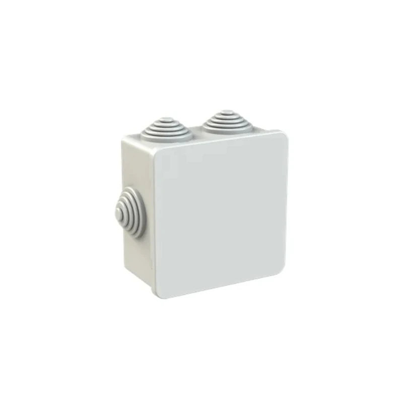 ABB Grey Thermoplastic Junction Box IP44, 80 mm x 80 mm x 40 mm 