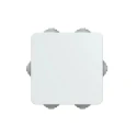 ABB Grey Thermoplastic Junction Box IP44, 80 mm x 80 mm x 40 mm 