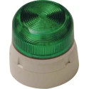Klaxon Green Beacon 230V DC Flashing/Static Surface Mount LED Bulb IP65 
